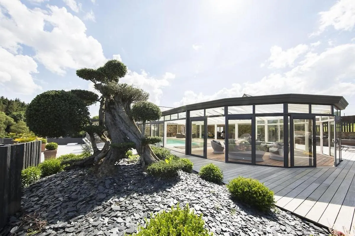 Grande Maison En Campagne Avec Piscine, 11 Voyageurs Hénansal Dom wakacyjny
